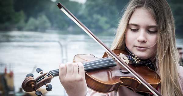 Violine für linke Hände