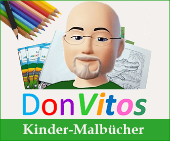 DonVitos Kinder-Malbücher